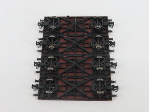 HO Liliput L240013 DR Deutsche Reichsbahn Flat Cars w/ Army Vehicles Set of 4