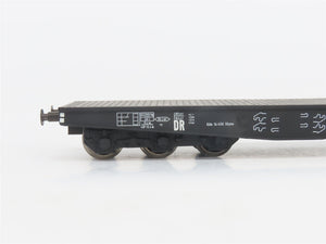 HO Liliput L240023 DR Deutsche Reichsbahn Flat Cars w/ Military Tanks Set of 4