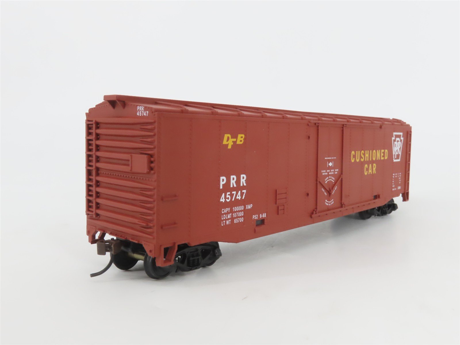 HO Scale Walthers Trainline 931-670 PRR Pennsylvania 50' Box Car #45747