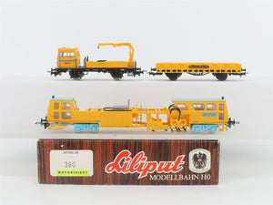 HO Scale Liliput 380 Plasser-Theurer Track Construction Set of 3 - Motorized