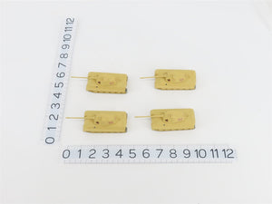 HO Liliput L240003 DR Deutsche Reichsbahn Flat Cars w/ Tiger Tanks Set of 4