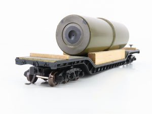 HO Roco 48992 B&O Baltimore & Ohio Depressed Center Flat Car 9003 w/ Custom Load