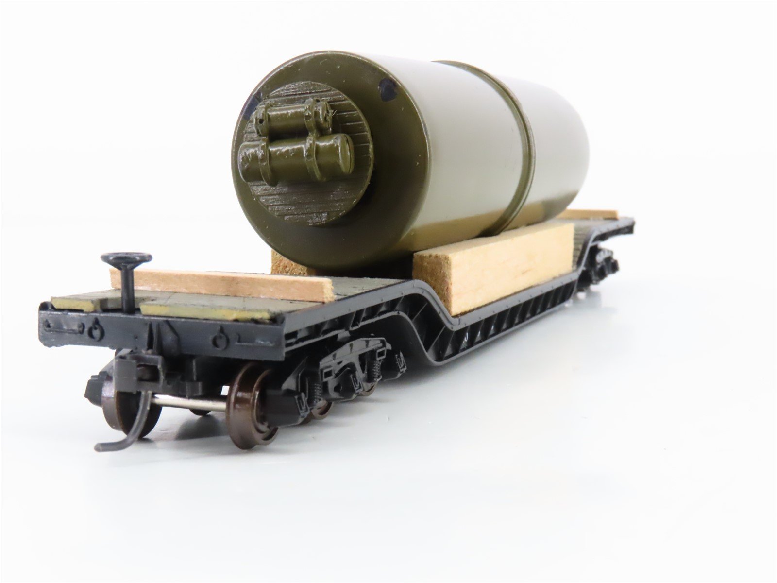 HO Roco 48992 B&O Baltimore & Ohio Depressed Center Flat Car 9003 w/ Custom Load