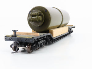 HO Roco 48992 B&O Baltimore & Ohio Depressed Center Flat Car 9003 w/ Custom Load