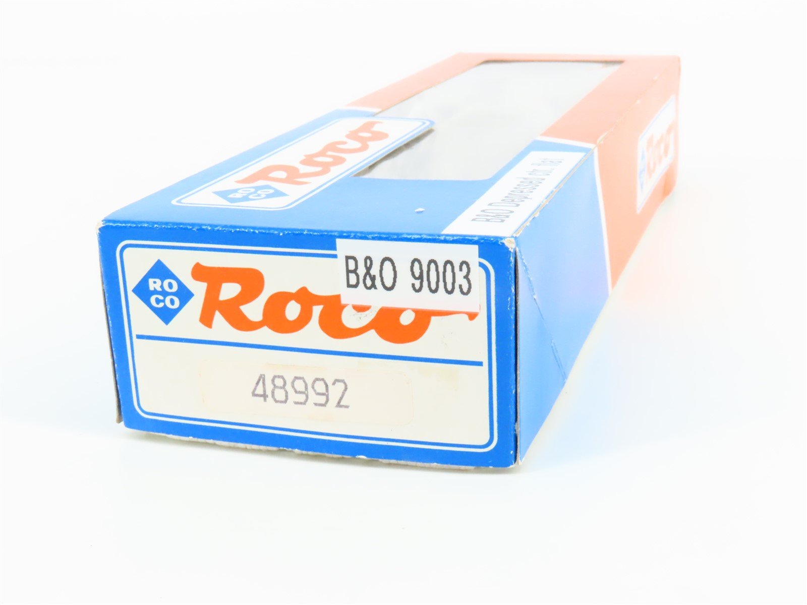 HO Roco 48992 B&O Baltimore & Ohio Depressed Center Flat Car 9003 w/ Custom Load