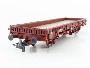 HO Scale Roco 47399 DB Deutsche Bahn Flat Car w/ Winter Camo Military Vehicle