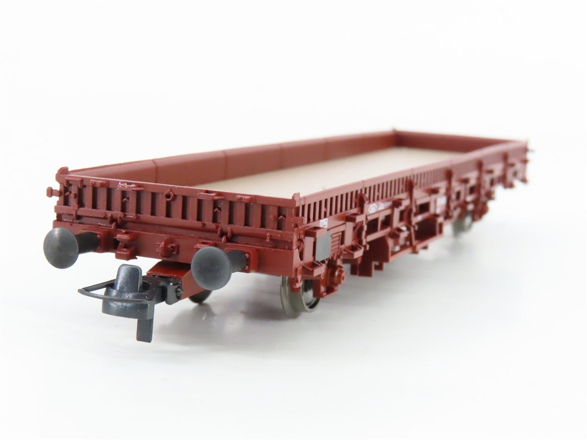 HO Scale Roco 47399 DB Deutsche Bahn Flat Car w/ Winter Camo Military Vehicle