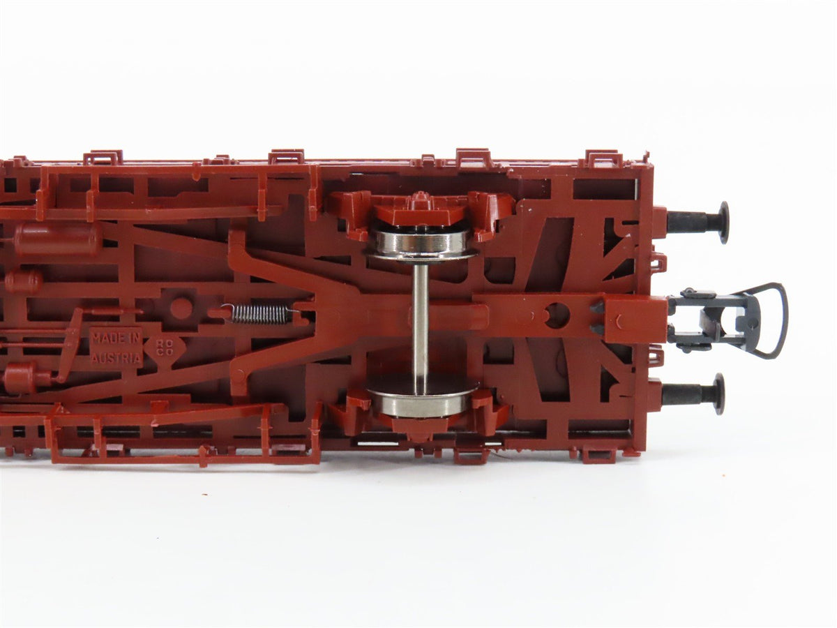 HO Scale Roco 47399 DB Deutsche Bahn Flat Car w/ Winter Camo Military Vehicle