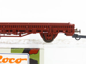 HO Scale Roco Minitanks 809 Kbs Flat Car w/ Military Vehicle