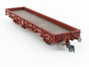 HO Scale Roco Minitanks 809 Kbs Flat Car w/ Military Vehicle