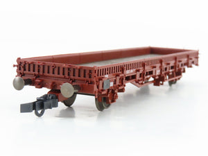 HO Scale Roco Minitanks 809 Kbs Flat Car w/ Military Vehicle