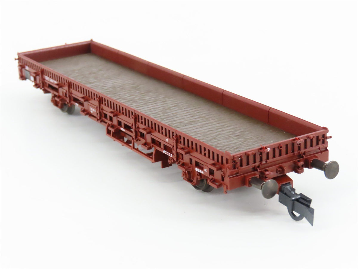 HO Scale Roco Minitanks 809 Kbs Flat Car w/ Military Vehicle