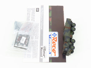 HO Scale Roco Minitanks 809 Kbs Flat Car w/ Military Vehicle