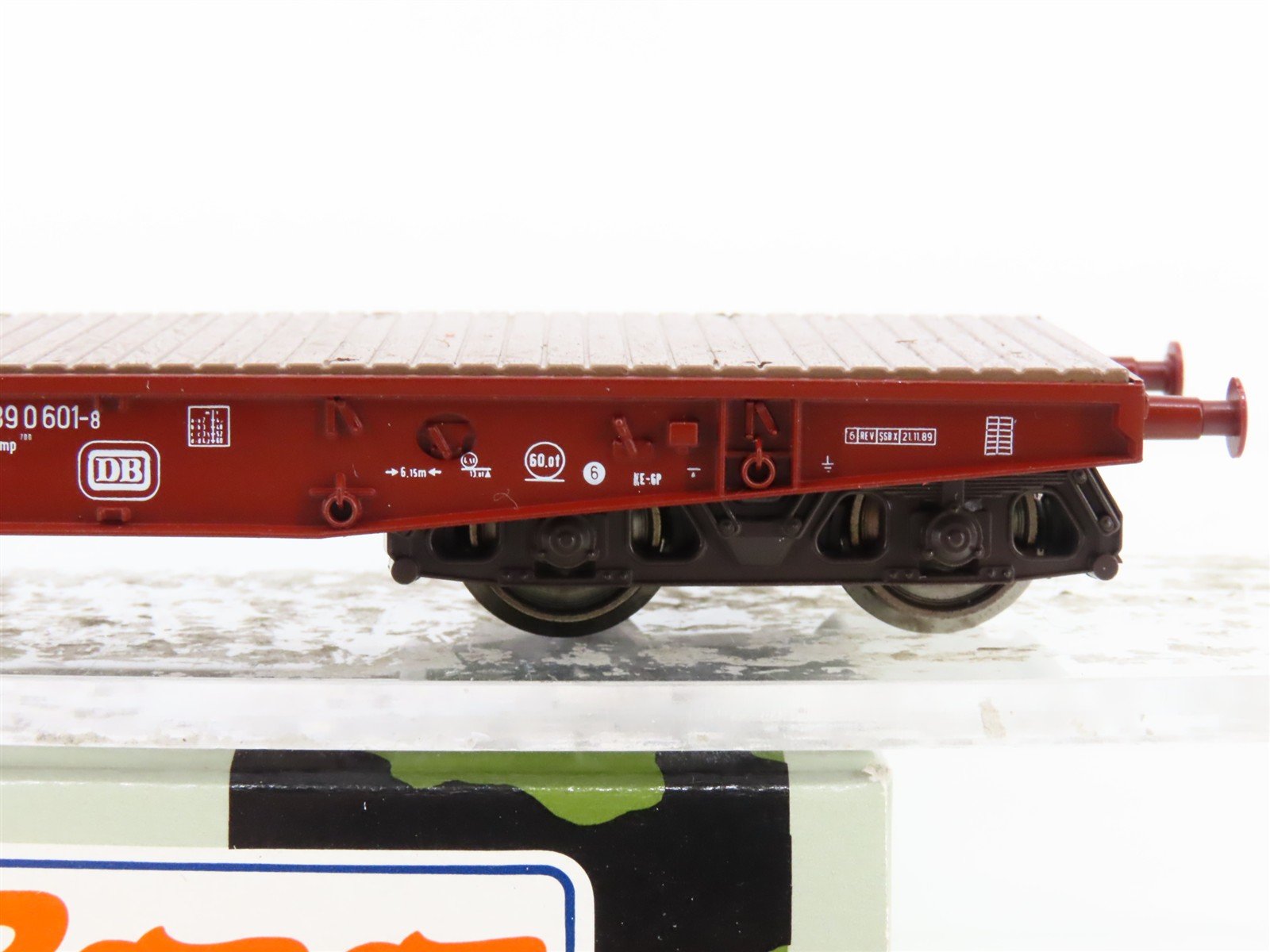 HO Scale Roco Minitanks 818 DB Deutsche Bahn Flat Car w/ Tank
