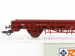 HO Scale Roco Minitanks 804 DB Deutsche Bahn Flat Car w/ Military Vehicles