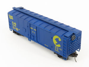 HO Scale Train Miniature 3218 C&O Chessie System 40' Plug Door Box Car #23829