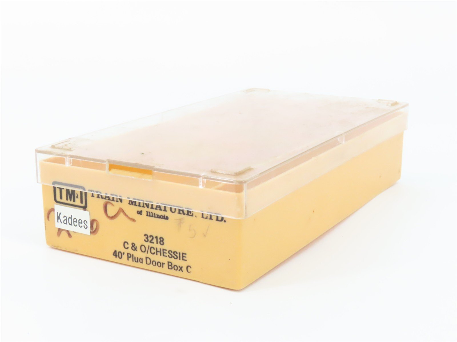 HO Scale Train Miniature 3218 C&O Chessie System 40' Plug Door Box Car #23829