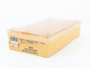 HO Scale Train Miniature 3218 C&O Chessie System 40' Plug Door Box Car #23829