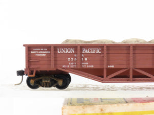 HO Scale Train Miniature 5455 UP Union Pacific 42' Gondola #22516 w/ Load