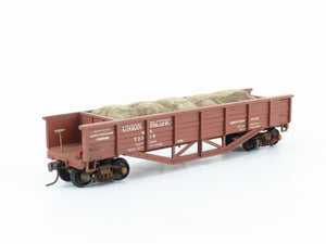 HO Scale Train Miniature 5455 UP Union Pacific 42' Gondola #22516 w/ Load