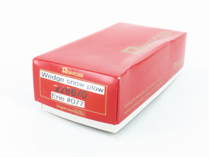 HO Scale Rivarossi 2286/0 ERIE Railroad Wedge Snow Plow #077