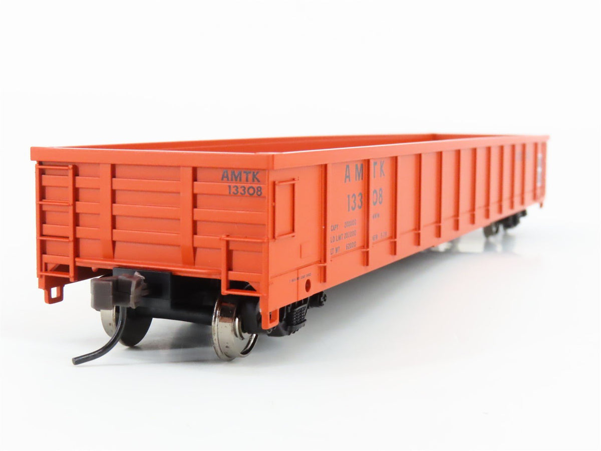 HO Scale Atlas Trainman 968 AMTK Amtrak Open Gondola #13308
