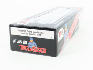 HO Scale Atlas Trainman 968 AMTK Amtrak Open Gondola #13308