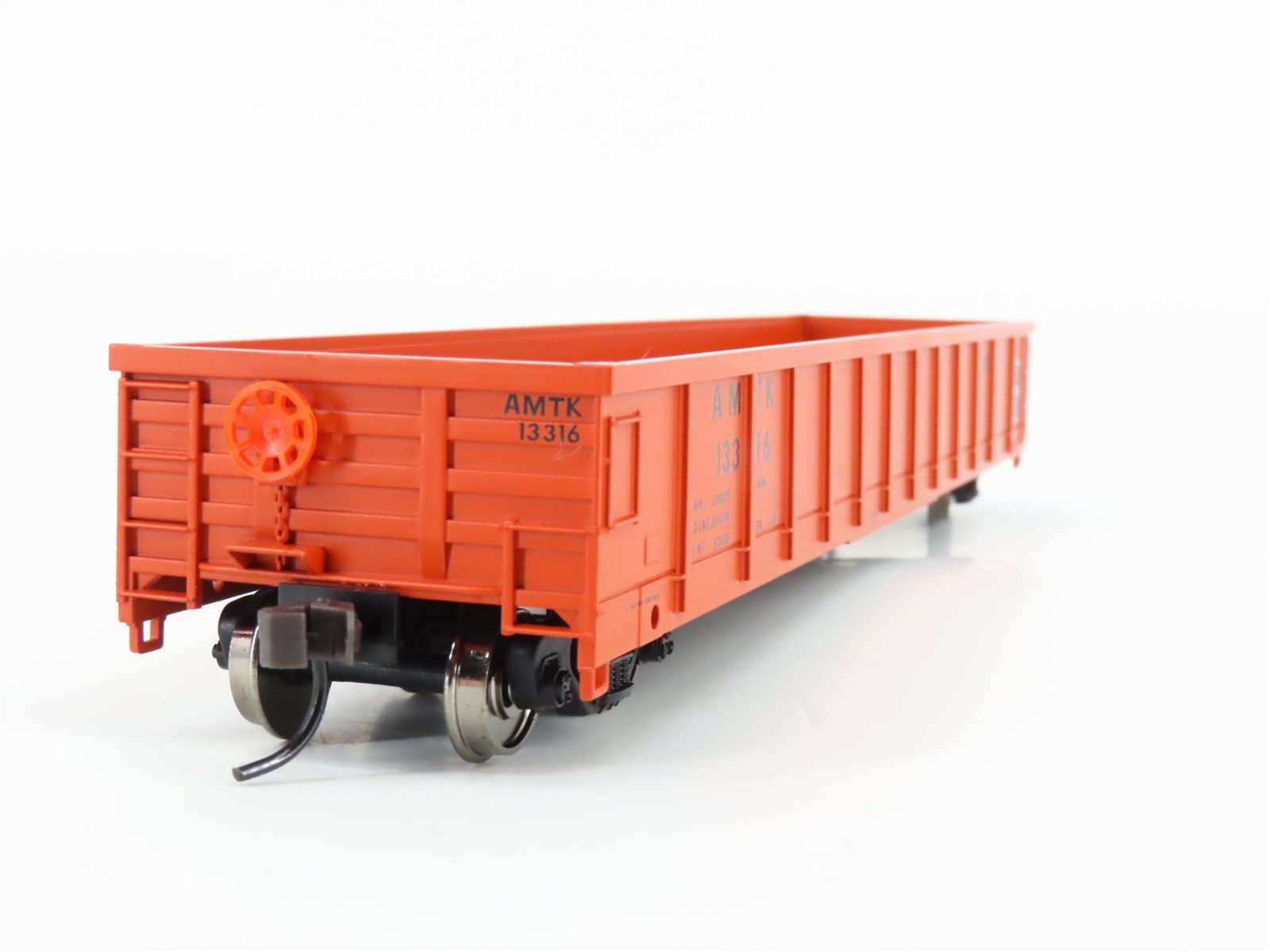 HO Scale Atlas Trainman 969 AMTK Amtrak Open Gondola #13316