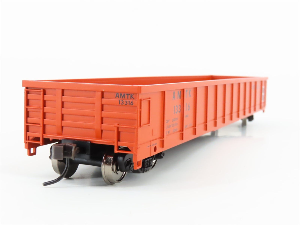 HO Scale Atlas Trainman 969 AMTK Amtrak Open Gondola #13316