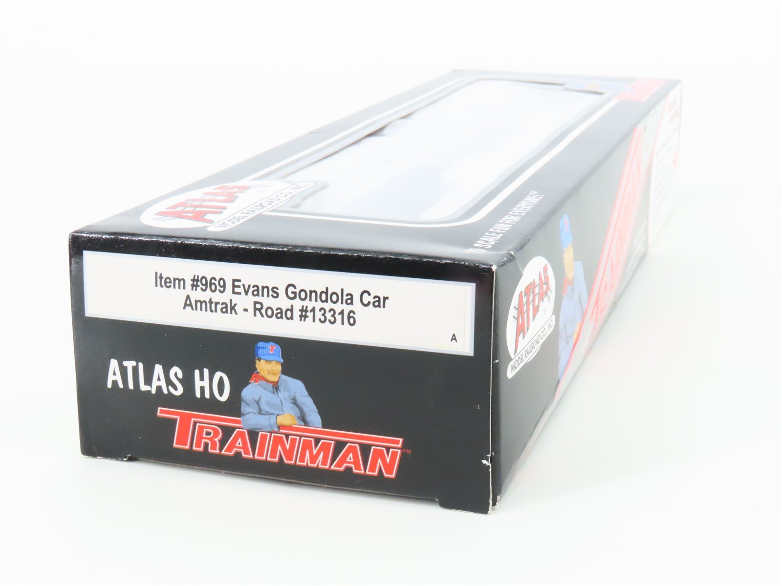 HO Scale Atlas Trainman 969 AMTK Amtrak Open Gondola #13316