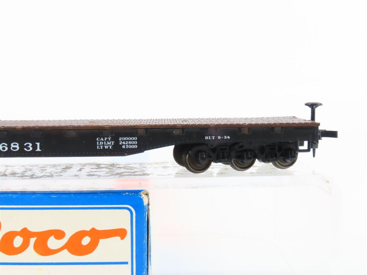 HO Scale Roco 49014 C&amp;O Chesapeake &amp; Ohio Railroad Flat Car #16831