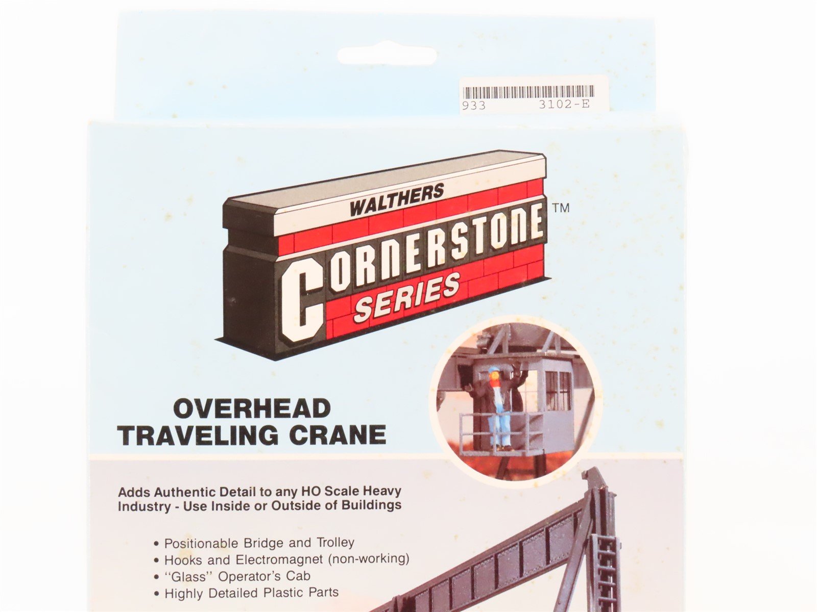 HO 1/87 Scale Walthers Cornerstone Kit #933-3102 Overhead Traveling Crane