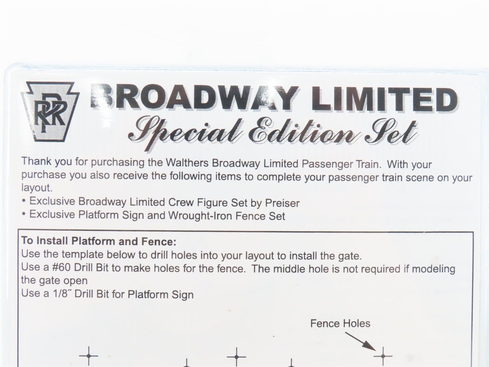 HO 1/87 Scale Walthers 933-6008 PRR Broadway Figure & Scenery Set