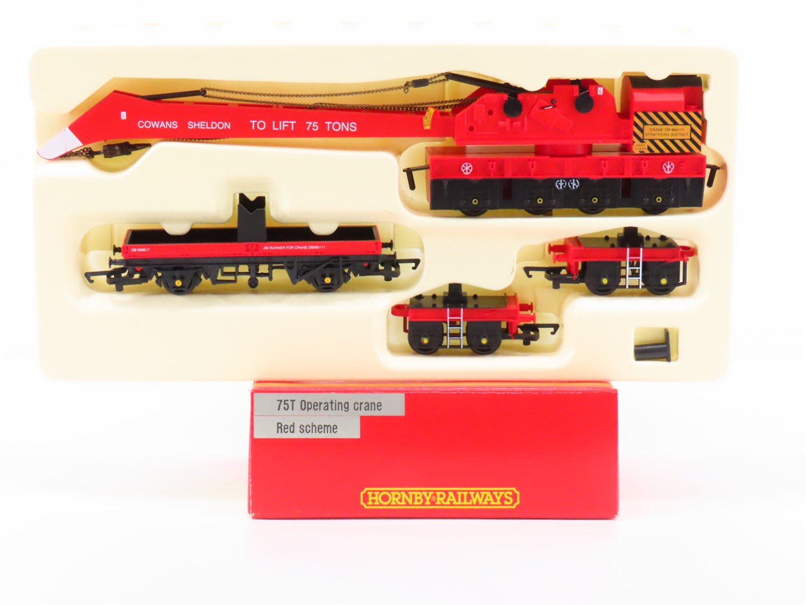 OO Gauge Hornby R.197 DB Deutsche Bahn 75 Ton Operating Breakdown Crane
