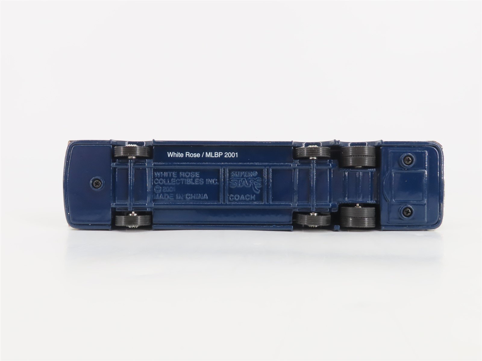 HO 1/64 Scale White Rose Die-Cast Ballpark Series New York Yankees Bus