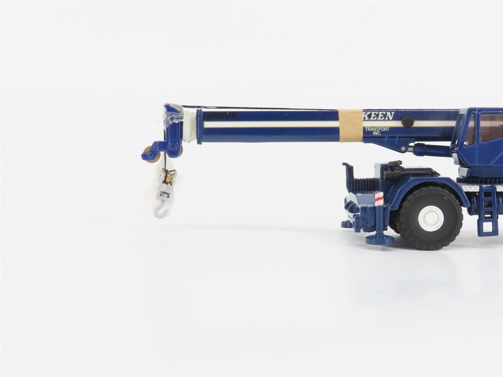 HO 1/87 NZG 530/12 Die-Cast Grove RT700E Keen Transport Rough Terrain Crane