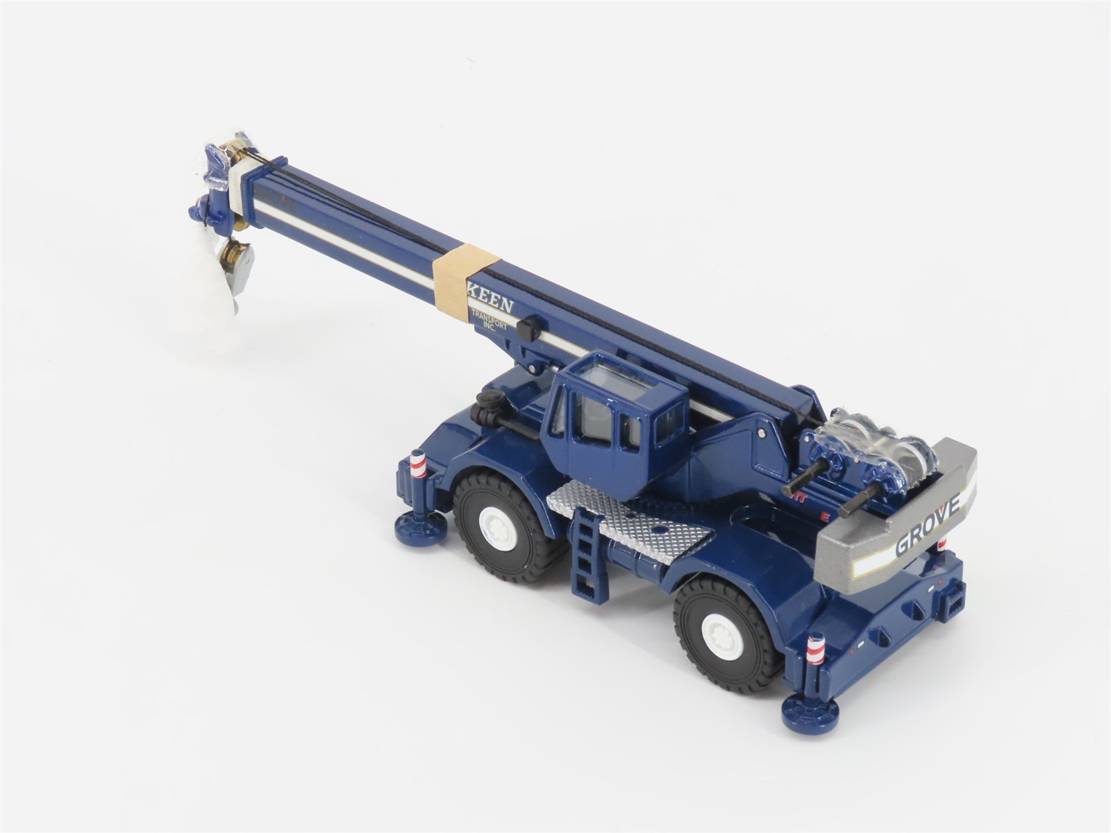 HO 1/87 NZG 530/12 Die-Cast Grove RT700E Keen Transport Rough Terrain Crane