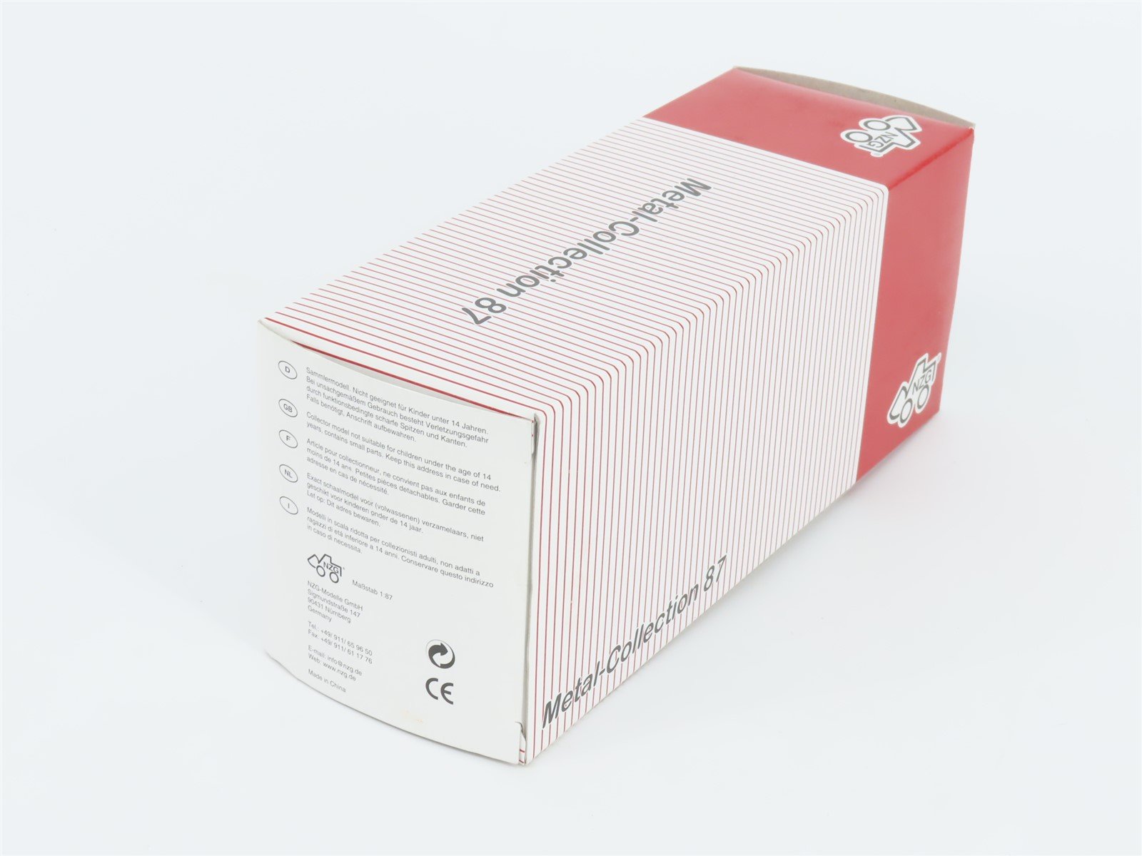 HO 1/87 NZG 530/12 Die-Cast Grove RT700E Keen Transport Rough Terrain Crane