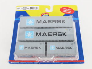 HO Scale Athearn 27884 Maersk Assorted Size Container 4-Pack