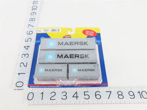 HO Scale Athearn 27884 Maersk Assorted Size Container 4-Pack