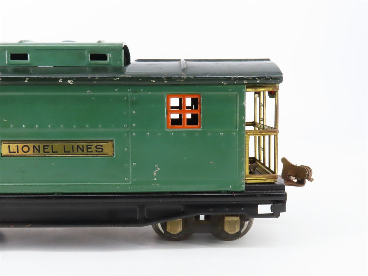 O Gauge 3-Rail Lionel Vintage Prewar Tinplate Lionel Lines Caboose #817