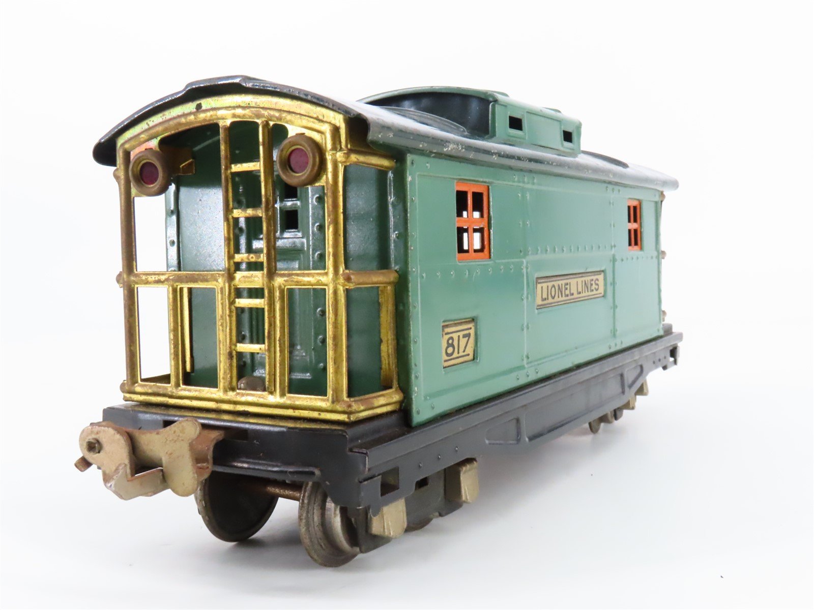 O Gauge 3-Rail Lionel Vintage Prewar Tinplate Lionel Lines Caboose #817