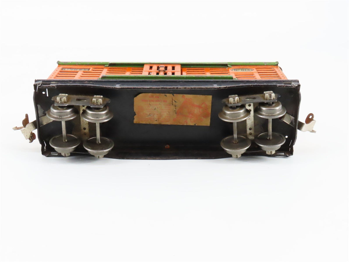 O Gauge 3-Rail Lionel Vintage Prewar Tinplate Lionel Lines Stock/Cattle Car #813