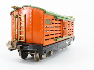 O Gauge 3-Rail Lionel Vintage Prewar Tinplate Lionel Lines Stock/Cattle Car #813