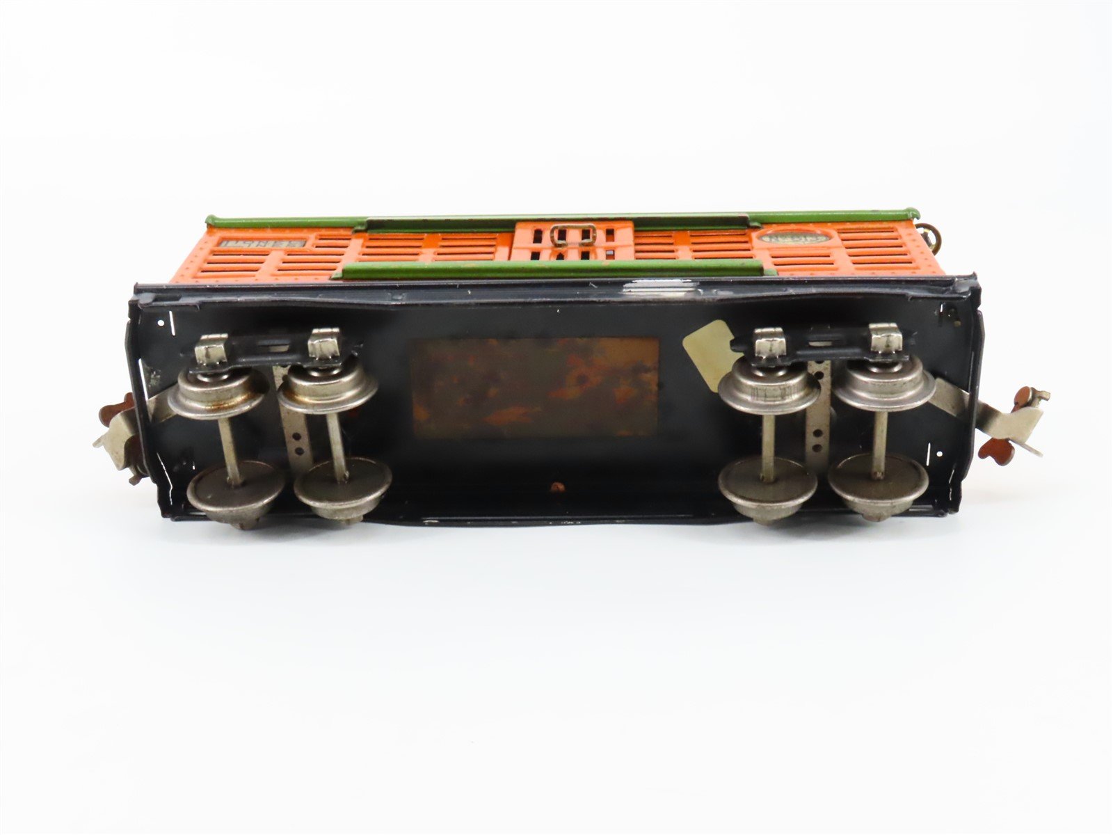 O Gauge 3-Rail Lionel Vintage Prewar Tinplate Lionel Lines Stock/Cattle Car #813