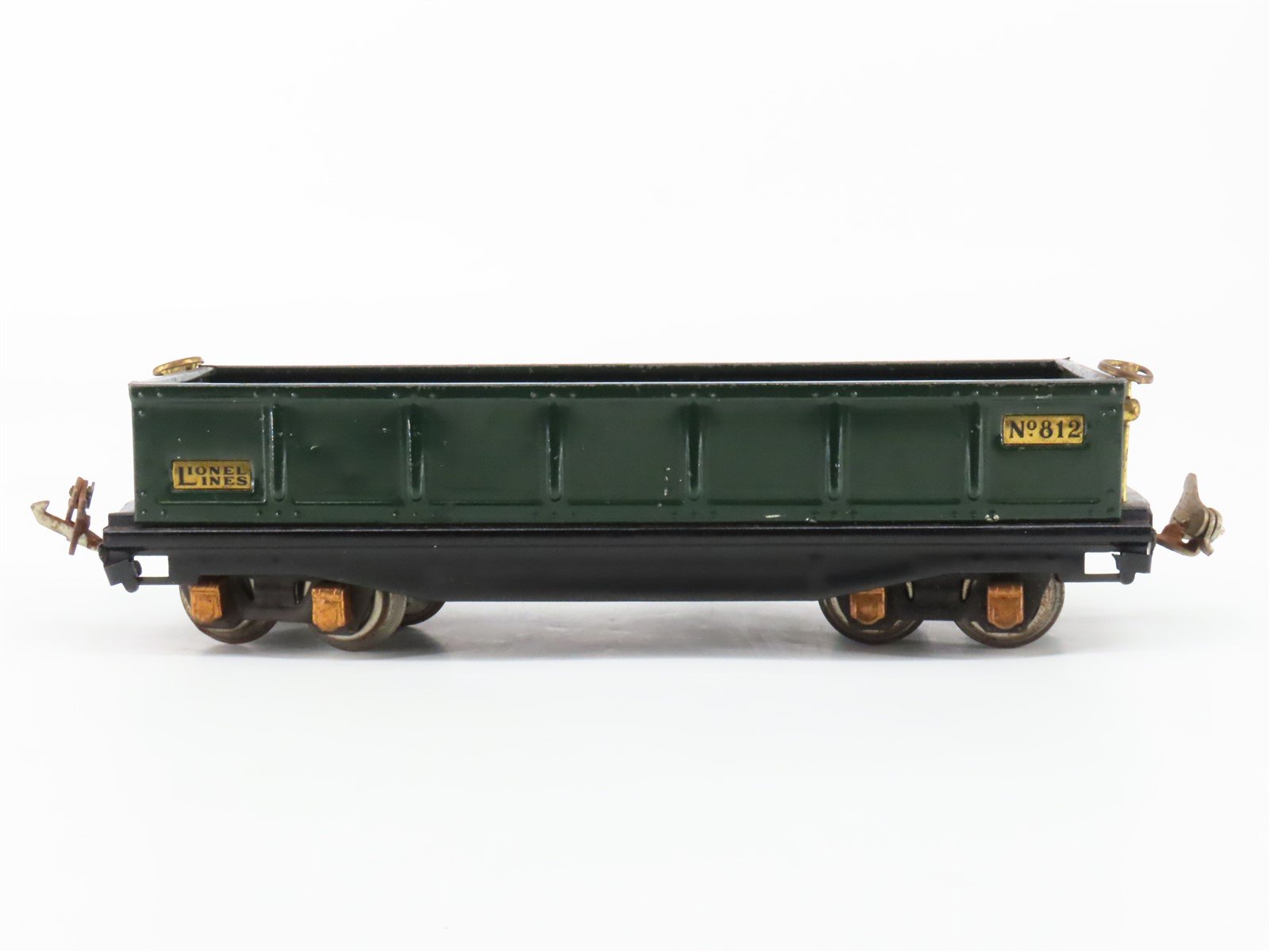 O Gauge 3-Rail Lionel Vintage Prewar Tinplate Lionel Lines Gondola #812