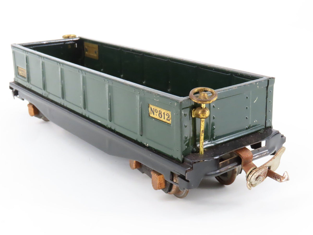 O Gauge 3-Rail Lionel Vintage Prewar Tinplate Lionel Lines Gondola #812