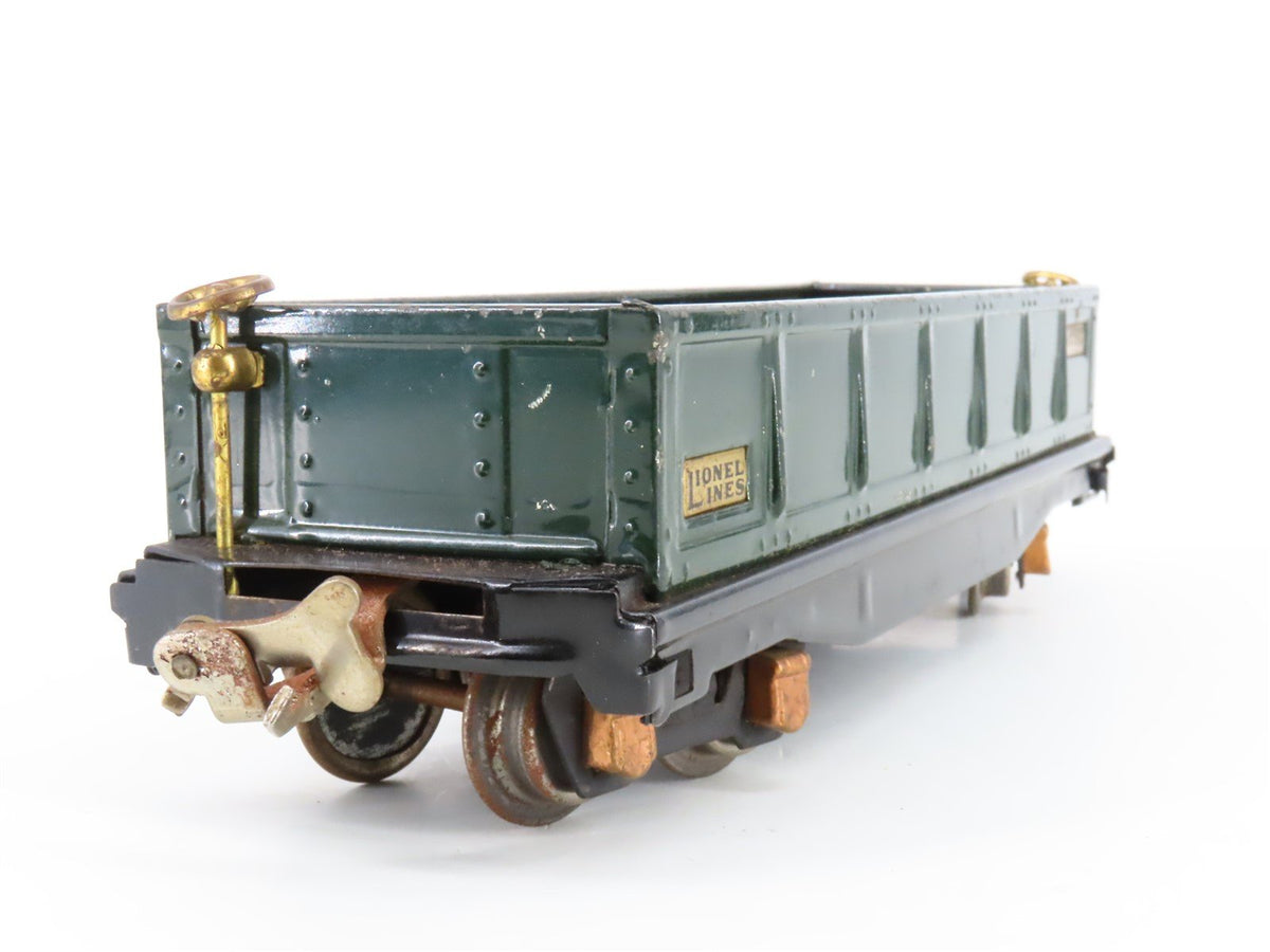 O Gauge 3-Rail Lionel Vintage Prewar Tinplate Lionel Lines Gondola #812