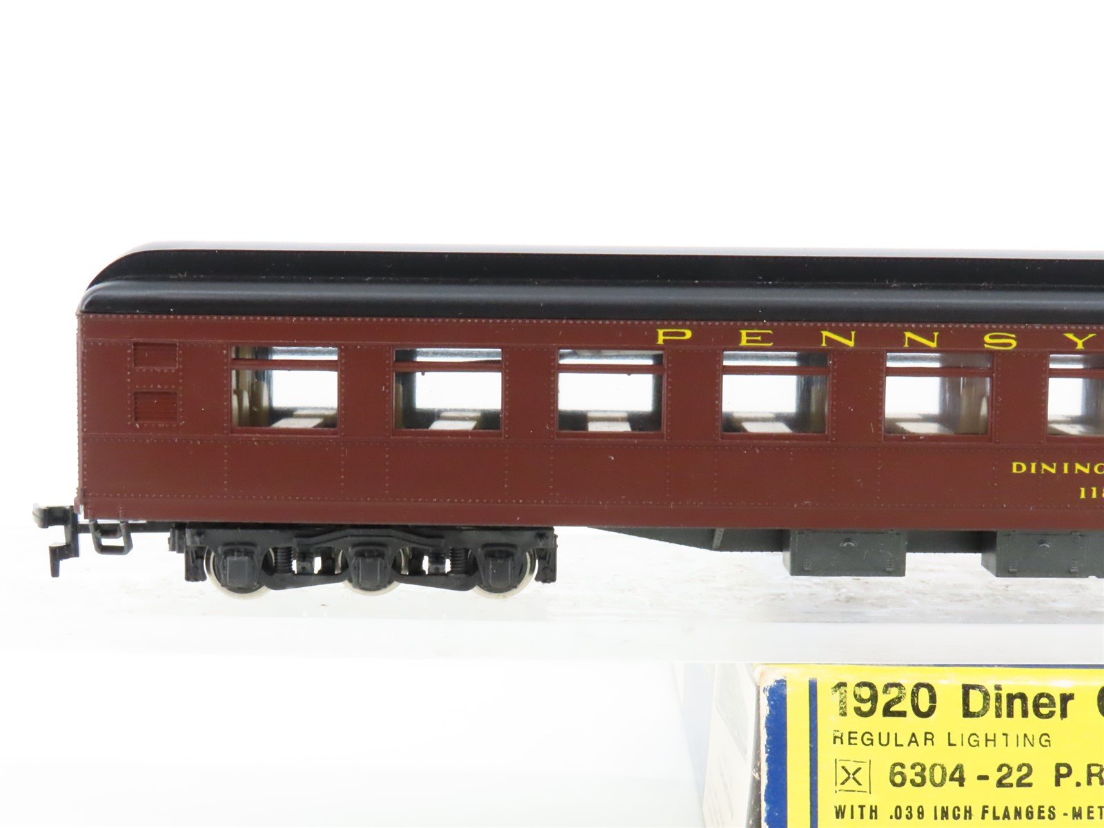 HO Scale AHM 6304-22 PRR Pennsylvania 1920 Dining Passenger #1184