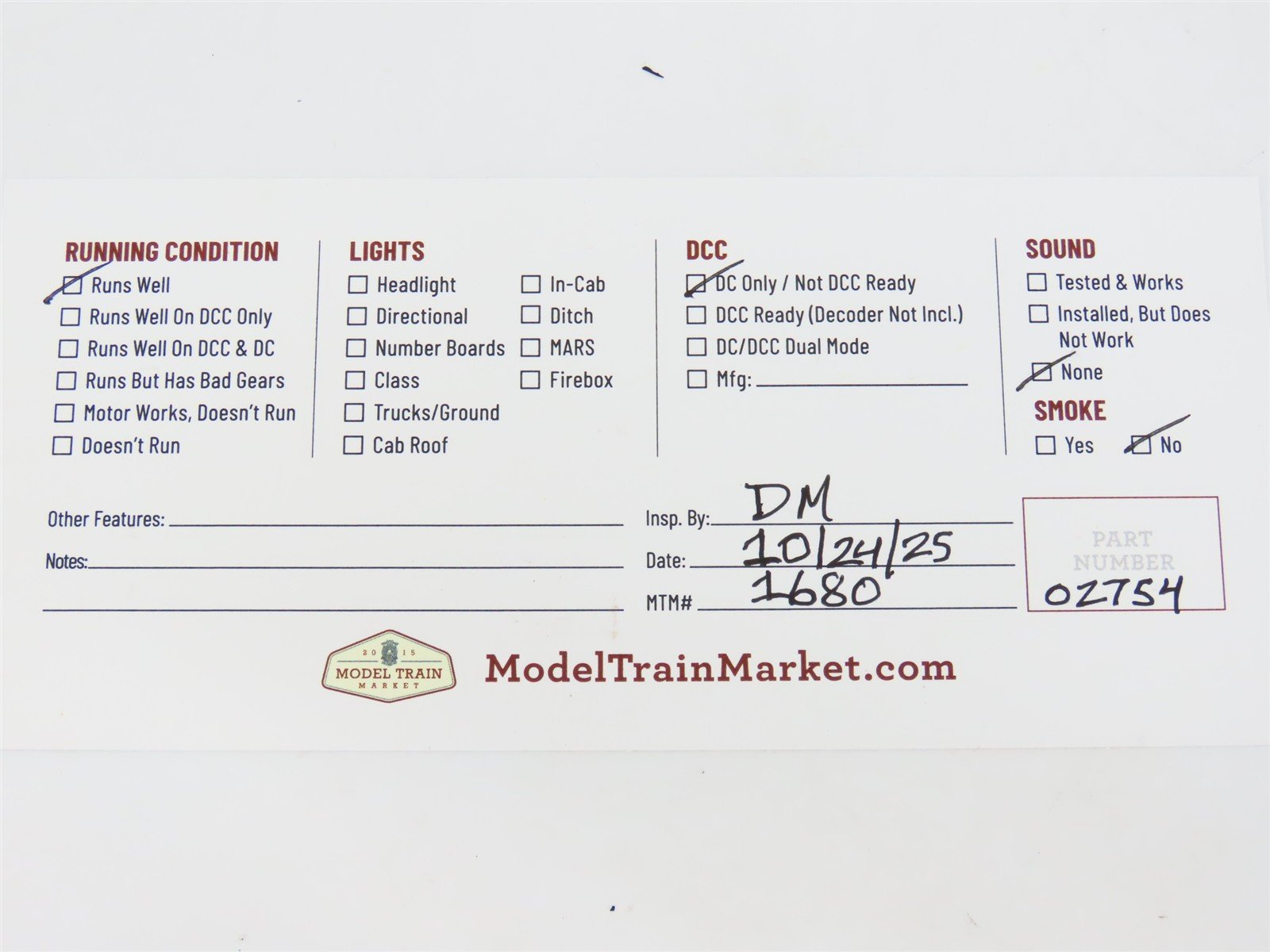 HO Scale Rivarossi Undecorated 0-4-0ST Saddle Tank Steam Locomotive